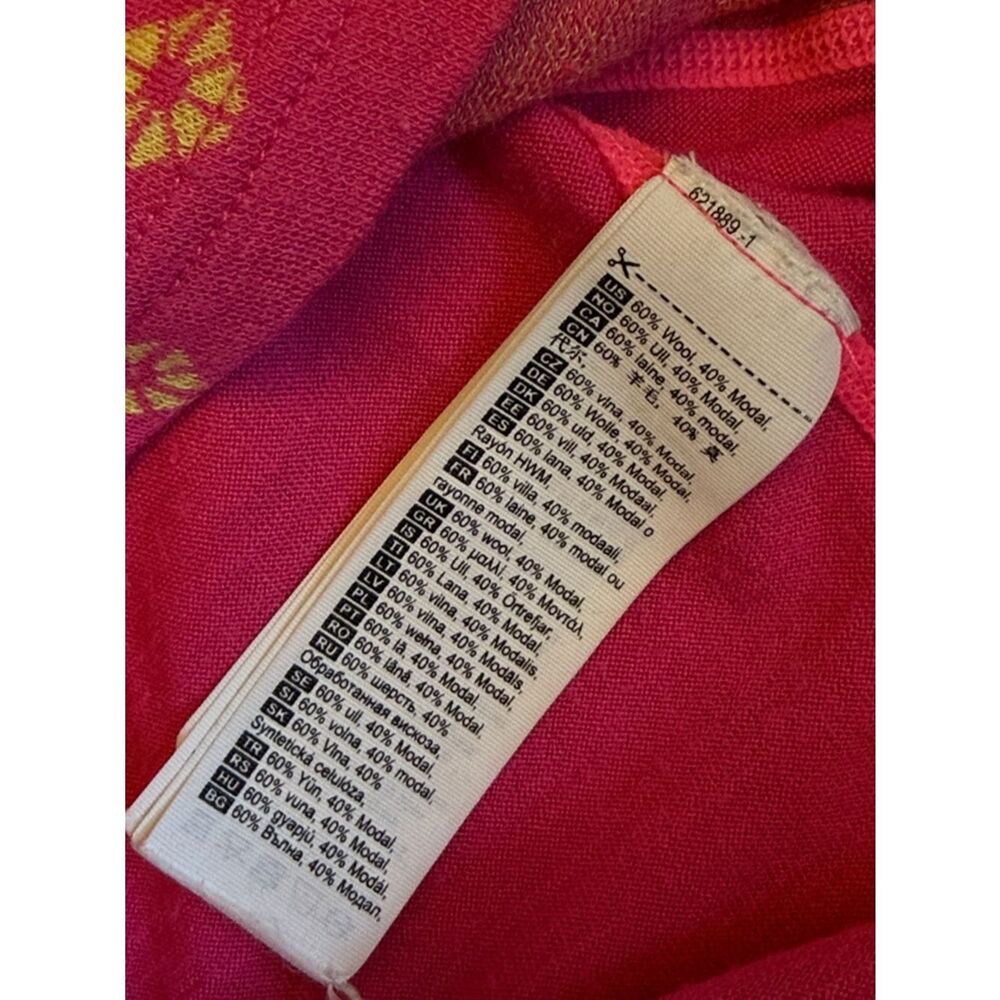 Kari Traa Sweater Hot Pink Wool Modal Blend Nordic Outdoor Knit Pullover - Picture 4 of 8